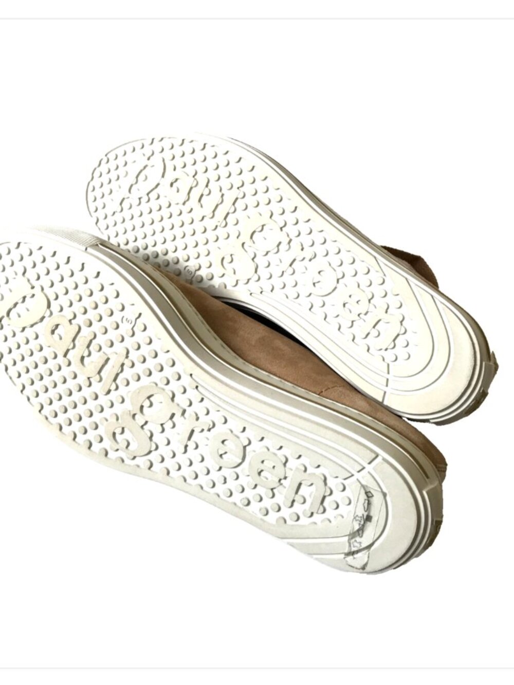NEW Paul Green Sophie Low Top Sneakers Trainers Womens 5 7.5 Sahara Tan Lace Up - Picture 10 of 13
